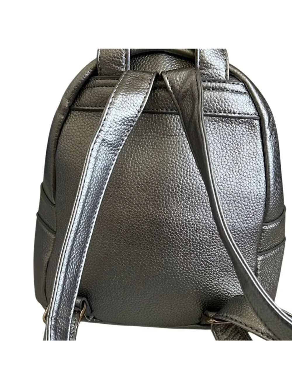 Olivia Miller Furface Silver Retro Inspired Monster Theme Mini Backpack